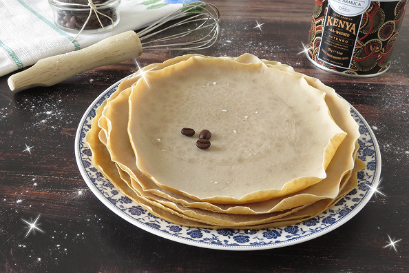 Brokastu ideja. Kafjas plānās pankūkas jeb crepes